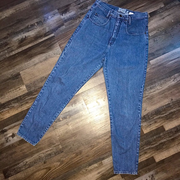 Vtg 80s RARE Star Cody High Waist Straight Leg Grunge Goth Mom Denim Jeans - Picture 2 of 13